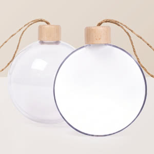 Transparent mit Holz