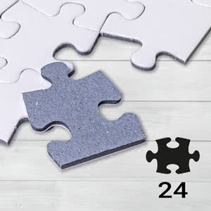24 pieces (hard cardboard)