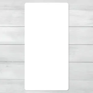 Autocollant rectangulaire