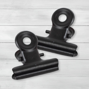 Pinces à documents noir