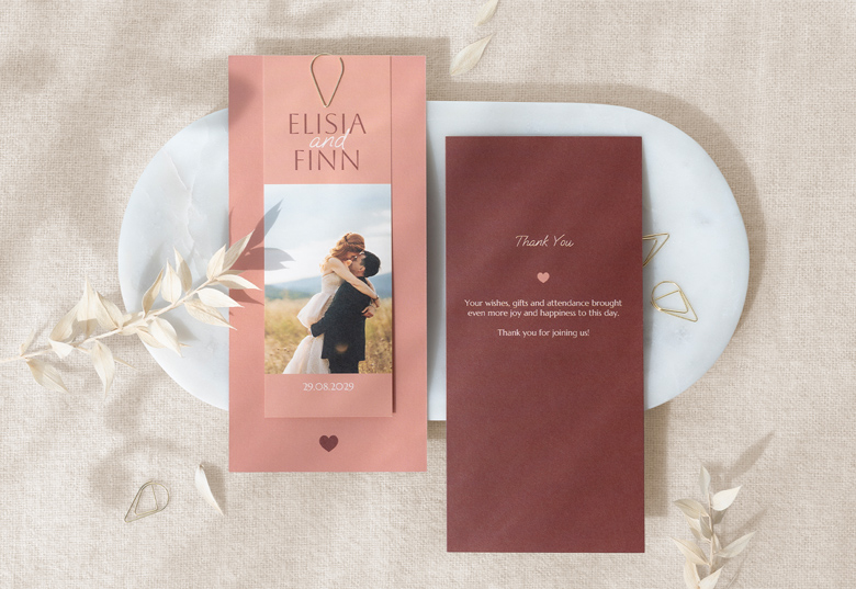 Two-piece card - 12 pcs