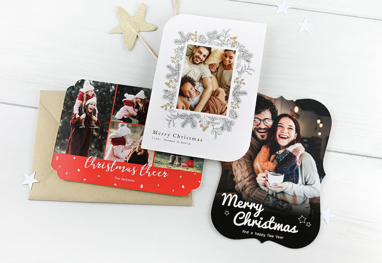 Classic Photo Cards - Personalised Christmas cards