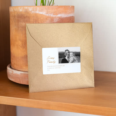 Étiquettes adresse personnalisées - Lot de 16