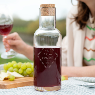 Gravierte Flasche