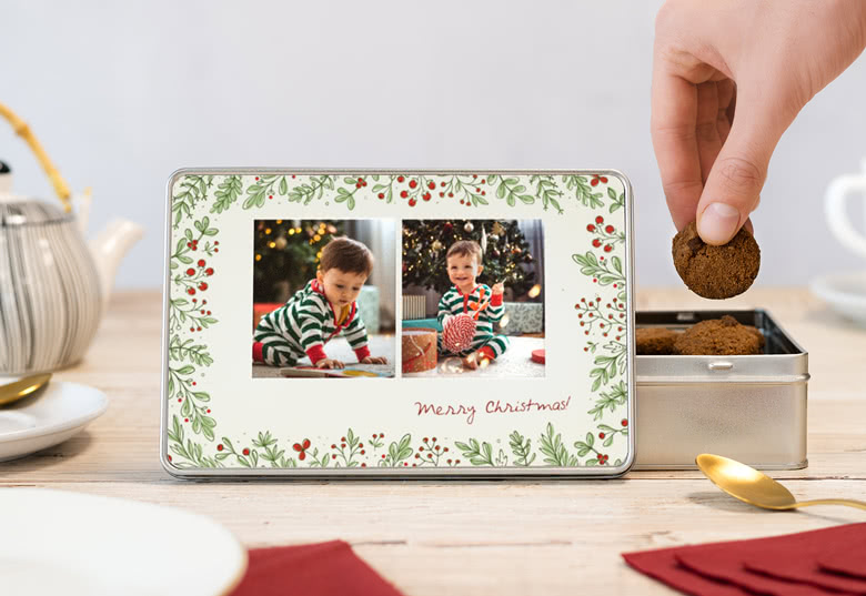 Boîte à biscuits personnalisée