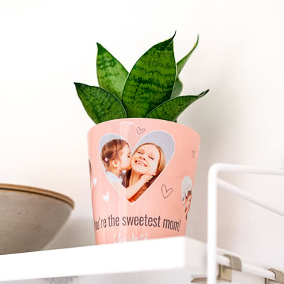 Flower pot for mothers