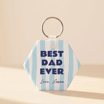 Porte clé photo pour les clés de papa