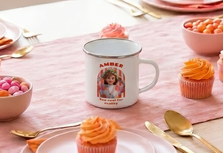 Personalised Enamel Mug