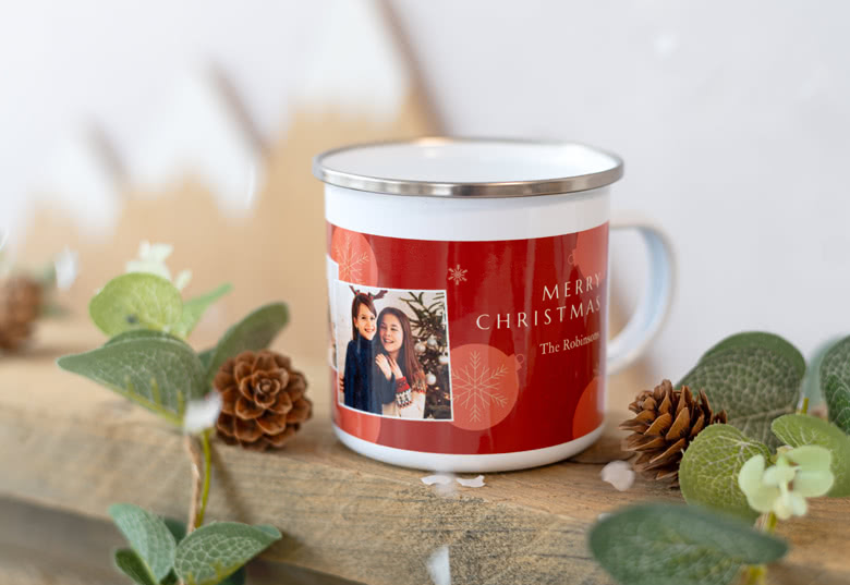 Emaille Tasse personalisiert