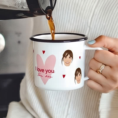 Personalised Enamel Mug