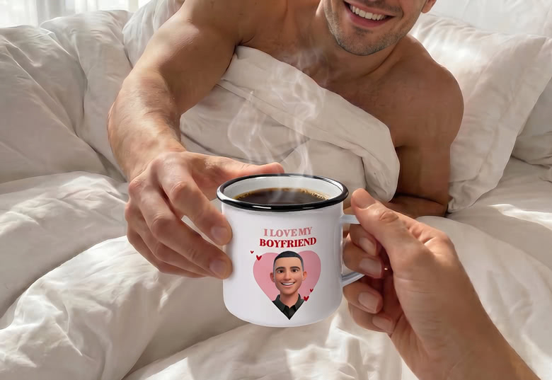 Personalised Enamel Mug