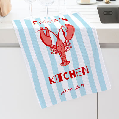 Personalised Tea Towel Personalised Tea Towel