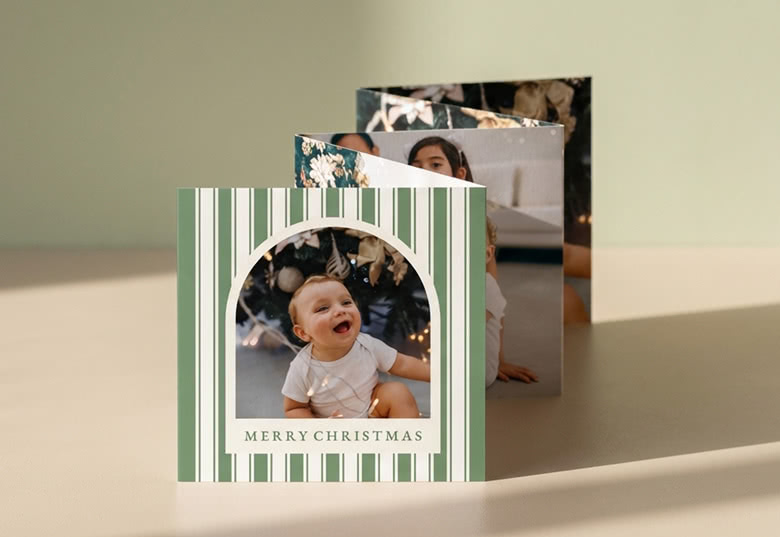Cartes de Noël à déplier
