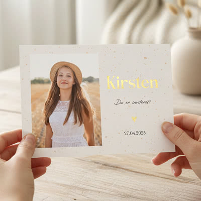 Kuvakortit kultafolio