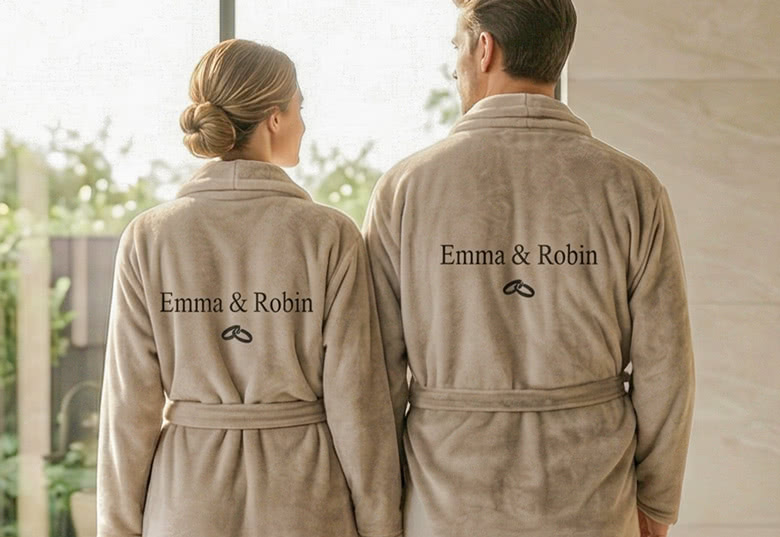 Peignoirs pour les mariés