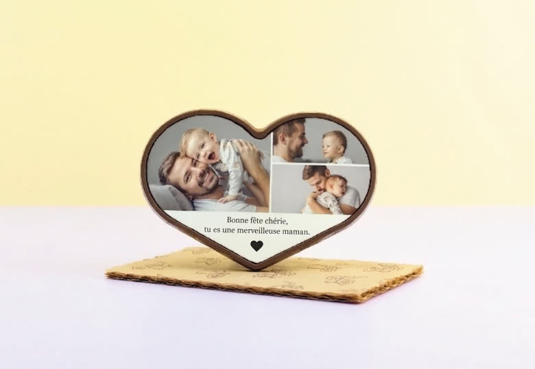 choco fête des mères personnalisé photo