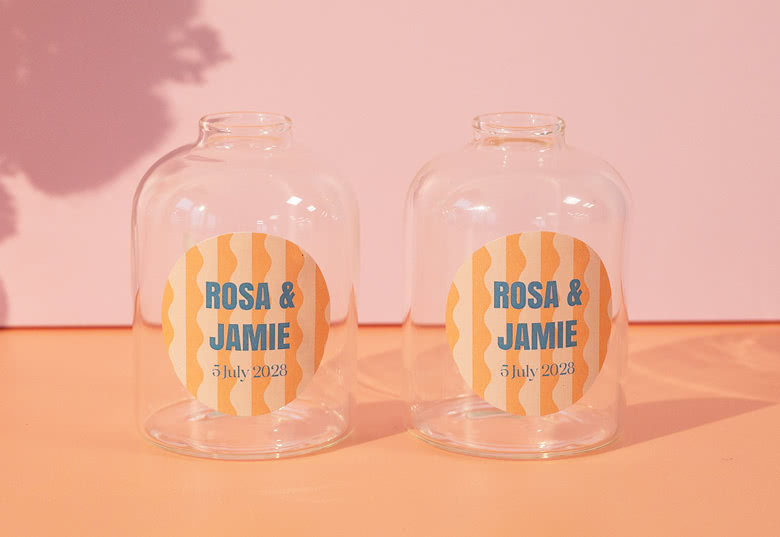 Petit vase en verre - Lot de 6