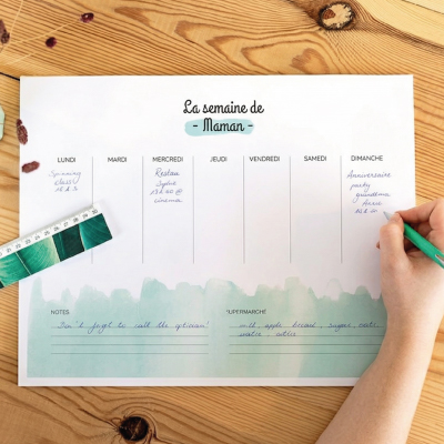 Sous-main papier