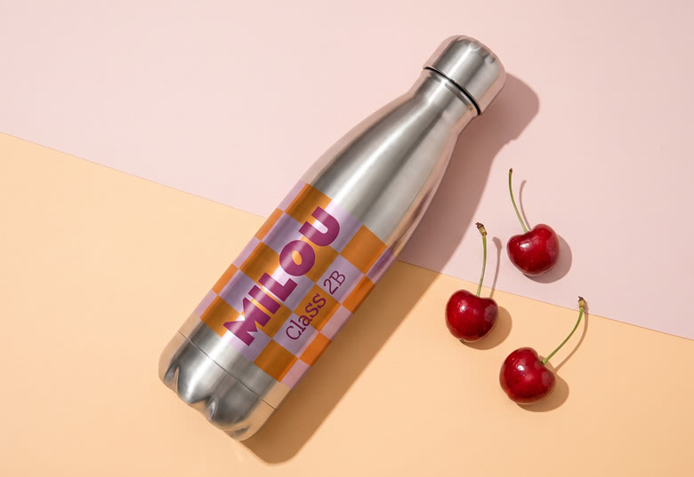 Trinkflasche aus Edelstahl