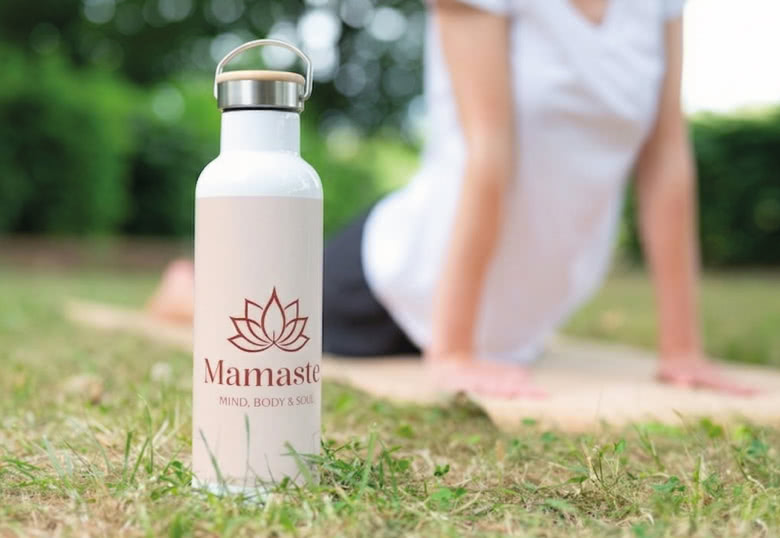 Cadeau fête des Mères personnalisé: bouteille thermos personnalisé Mamaste