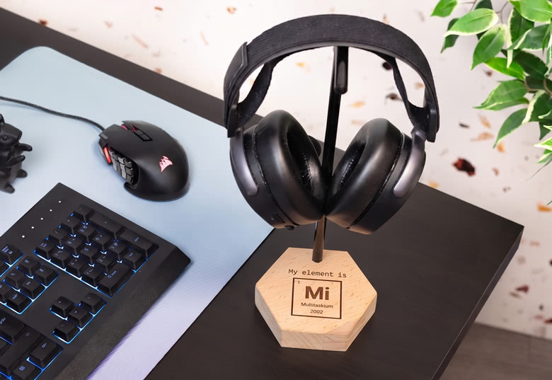 Support personnalisé pour casque audio