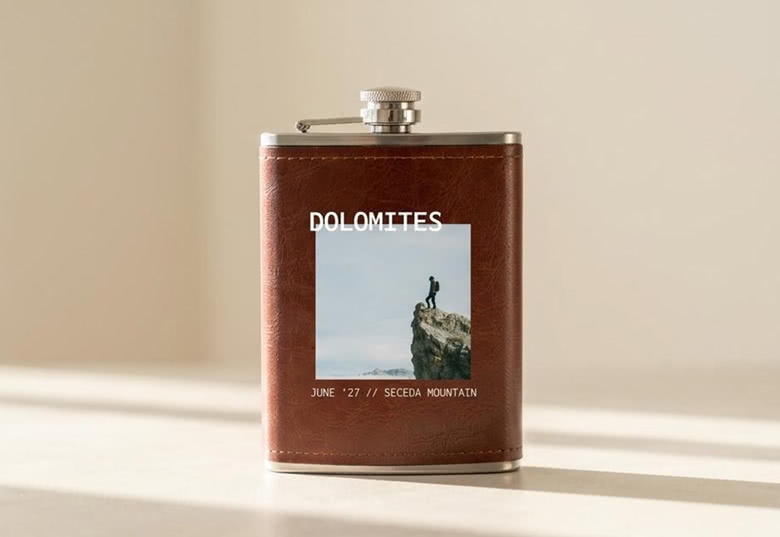 Flasque à whisky gravée pour papa