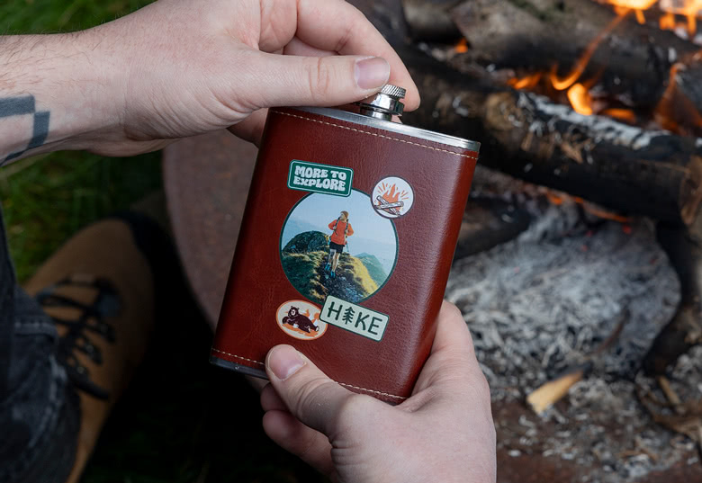 Flasque à whisky gravée pour papa