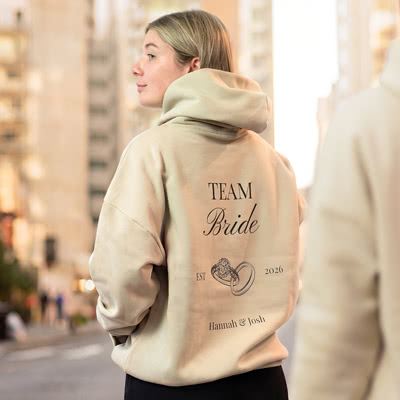 Personalised hoodie