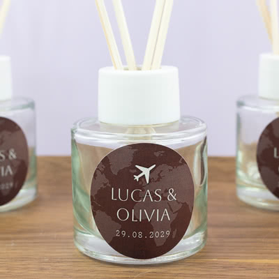 Diffuser med duftpinde - 12 stk