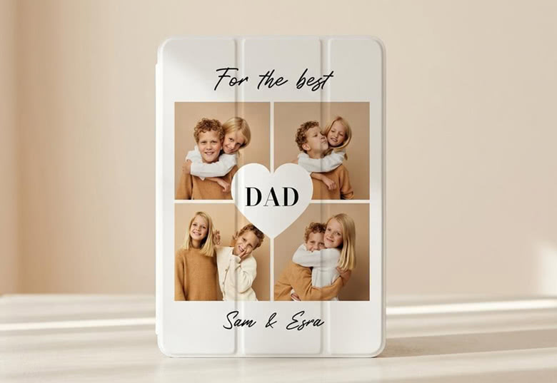 Personalised ipad cover