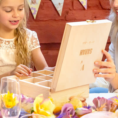 Erinnerungsbox aus Holz