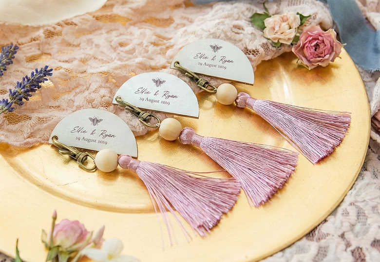 Nøkkelring med dusk