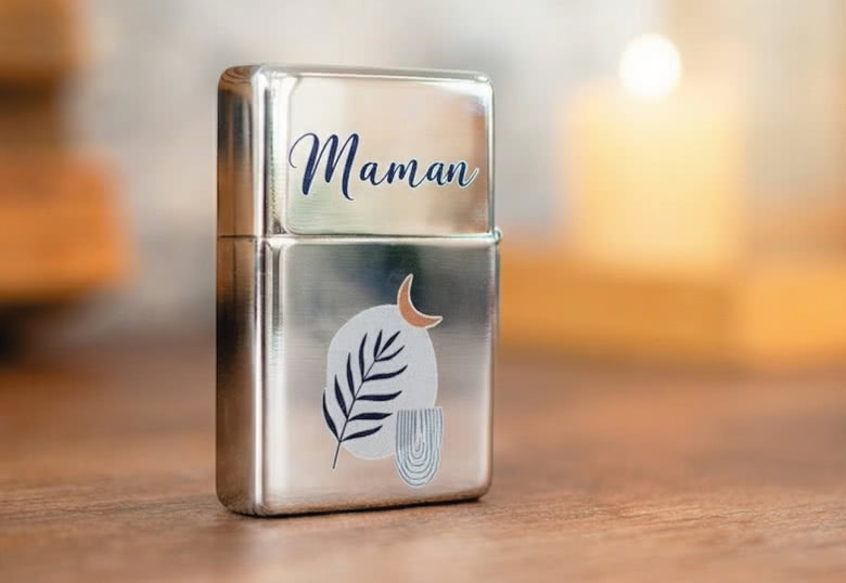Cadeau fête des mamans - briquet réutilisable personnalisé