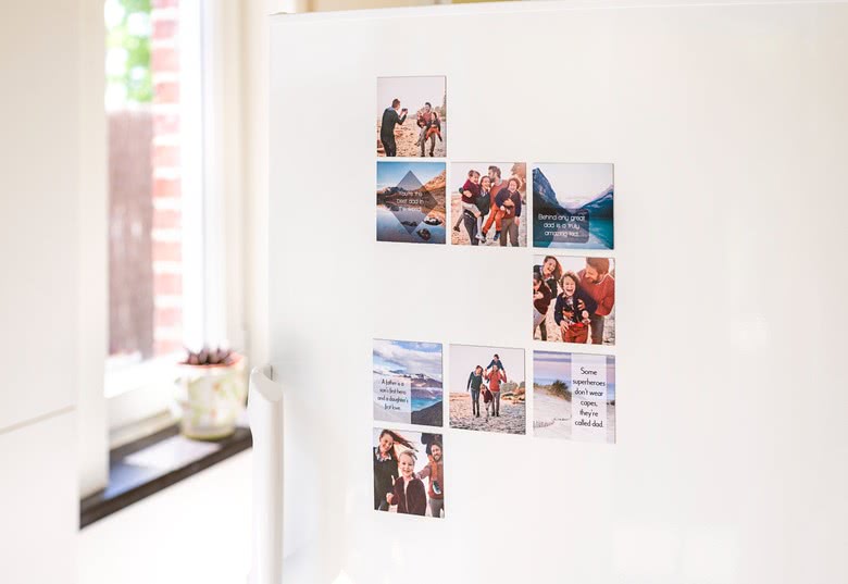 Køleskabsmagneter med billeder