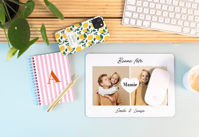 Tapis de souris fête de grands mere