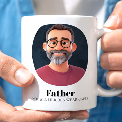 Personlig mugg med AI-bild