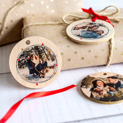 Wooden Christmas ornaments
