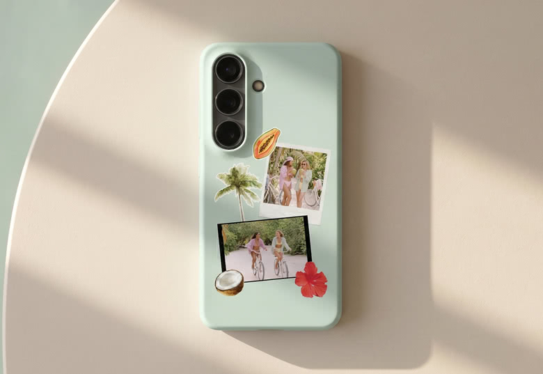 Coque personnalisée pour iPhone ou Samsung