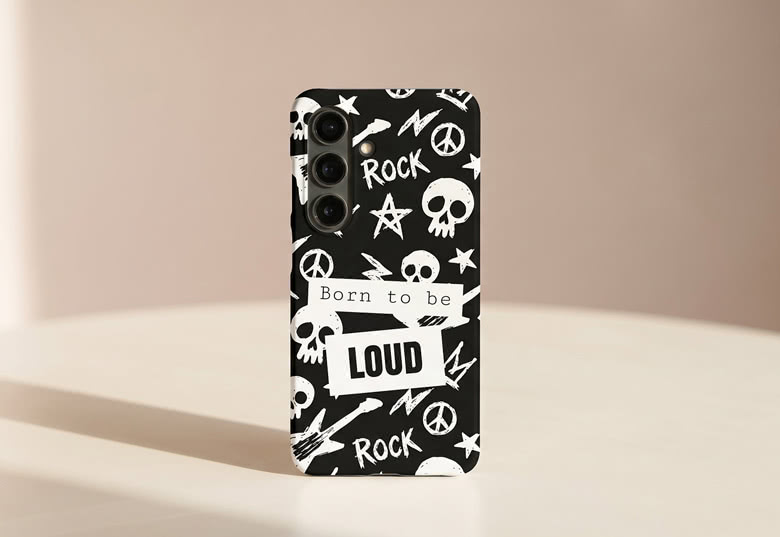 Coque personnalisée pour iPhone ou Samsung
