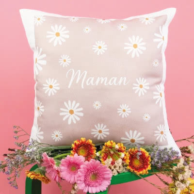 Coussin pour la fête des Mères