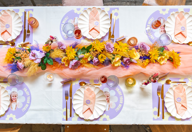 Set van 24 papieren Placemats