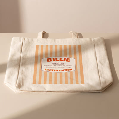 Personalised Canvas Bag