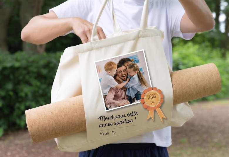 Sac de sport personnalisé cadeau professeur