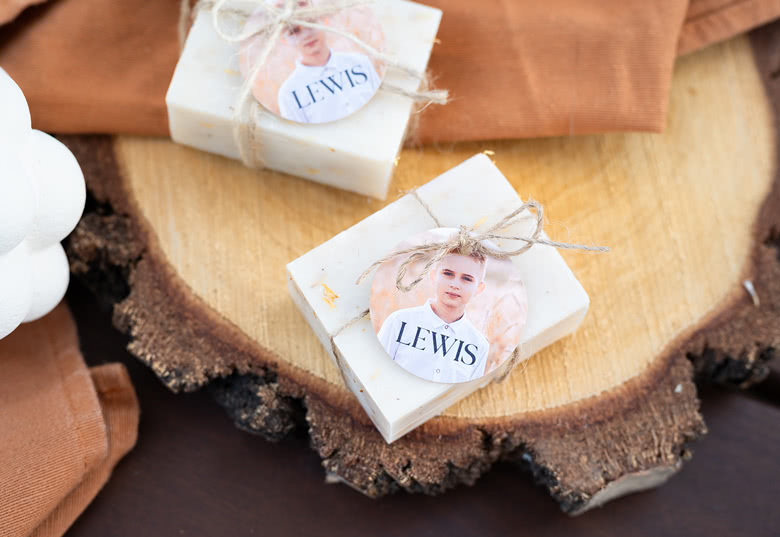 Zeepje met label (set van 6)