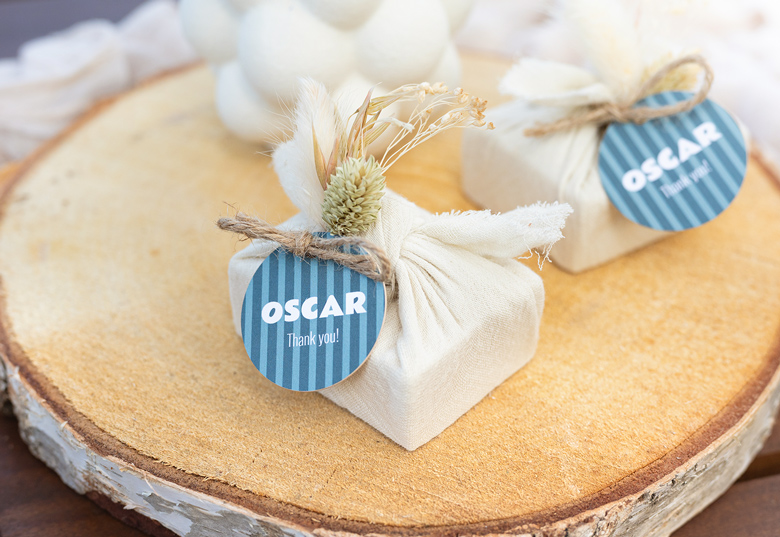 Cotton-Wrapped Soaps (Set of 6)