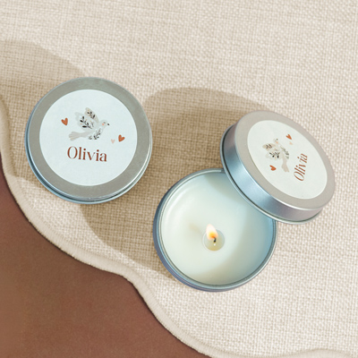 Tea lights with sticker or magnet