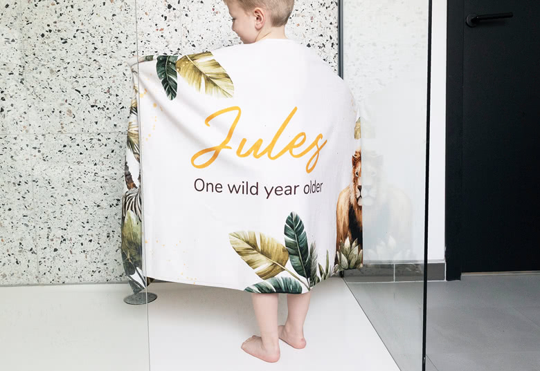 Serviette personnalisée bain & plage