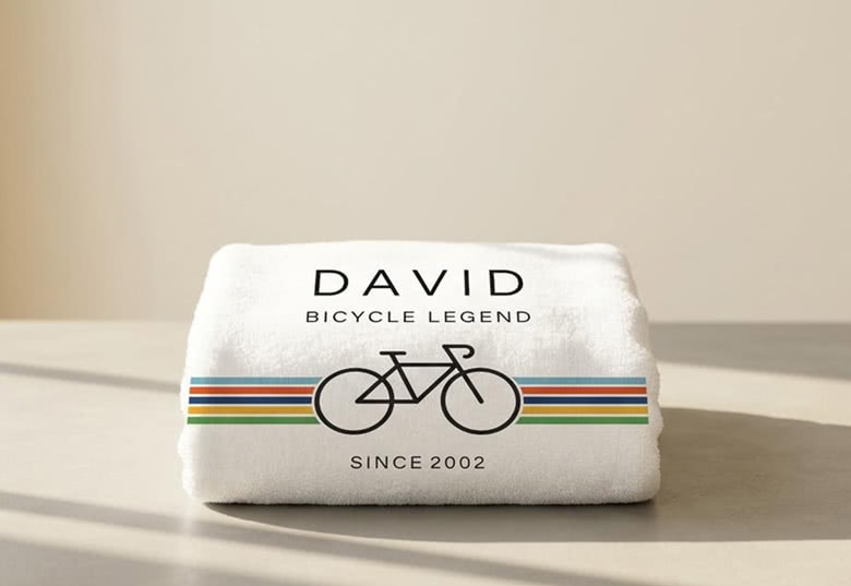 Håndklæde med navn på