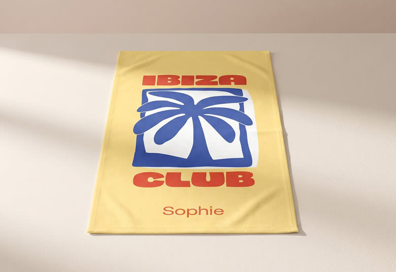 Serviette personnalisée bain & plage