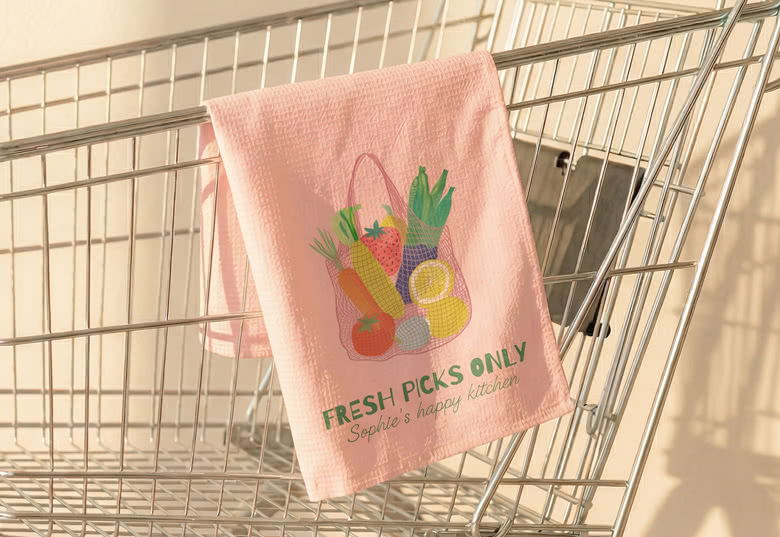 Personalised Tea Towel